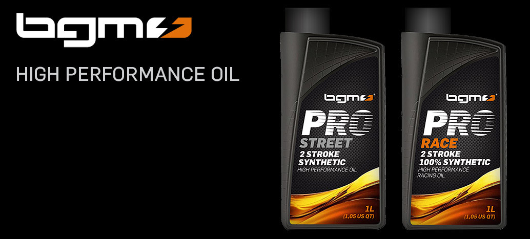 BGM PRO STREET 2-Takt Öl — vollsynthetisches Motoröl für Vespa und Lambretta, 1000 ml Flasche