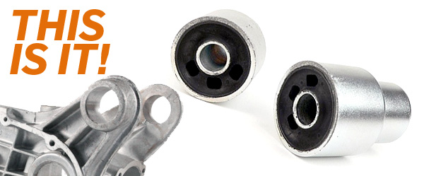 BGM PRO Silentblock Paar — verstärkte Motorlager für Lambretta Serie 2 und 3