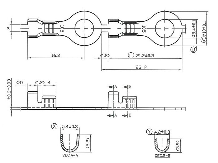 bgm Tuning - 3330392 Kabelschuh -Flachstecker 6,3mm Ø=1,0-1,5mm²- DIN 46248  - 10stk.