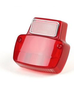 7671268 Rücklichtglas -BGM ORIGINAL Vespa Antik- Metall klein – Rot