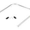 3332778KTS1 Kantenschutz inkl Trittleistenendstücke-Set -BGM ORIGINAL- Vespa PK S, PK S Lusso, PK SS, PK ETS – Kunststoff – silber
