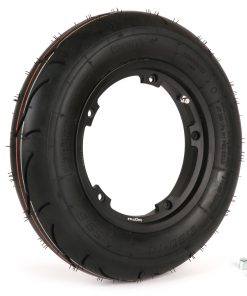 BGM35010SLKB Reifen komplett Set -BGM Sport, schlauchlos, Vespa- 3.50 – 10 Zoll TL 59S (reinforced) – Felge 2.10-10 schwarz